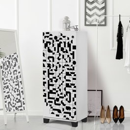 Hanah Home Filinta 802 - Blanco y negro